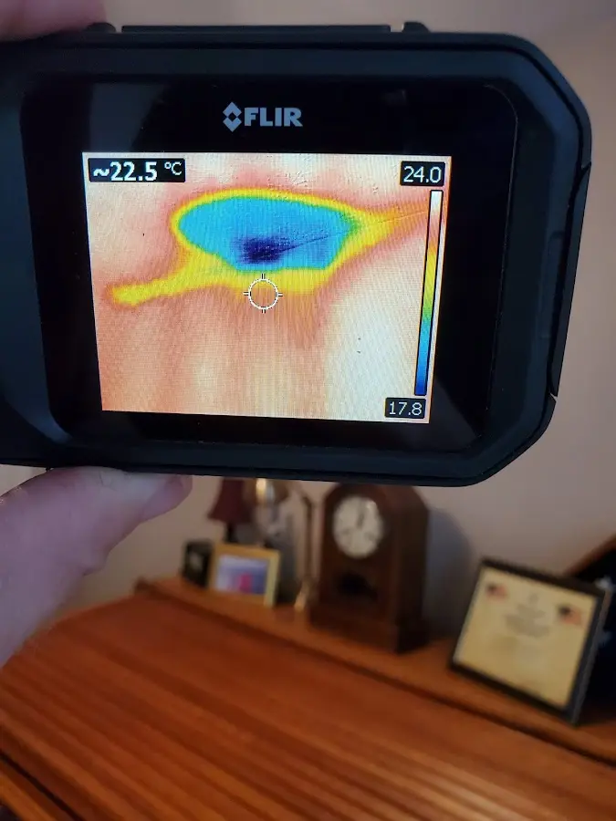 Thermal imaging inspection for water damage in East Peoria